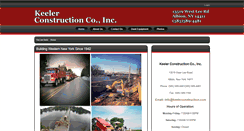 Desktop Screenshot of keelerconstruction.com
