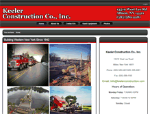 Tablet Screenshot of keelerconstruction.com